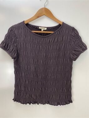Madewell Short-Sleeve Smocked Tee